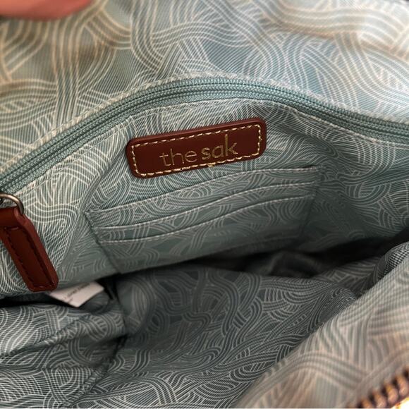 Unique custom Floral foil The Sak Loyola mini backpack shoulder bag
